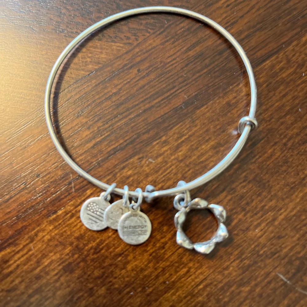 Alex and Ani Queen’s Crown Charm Bangle Bracelet